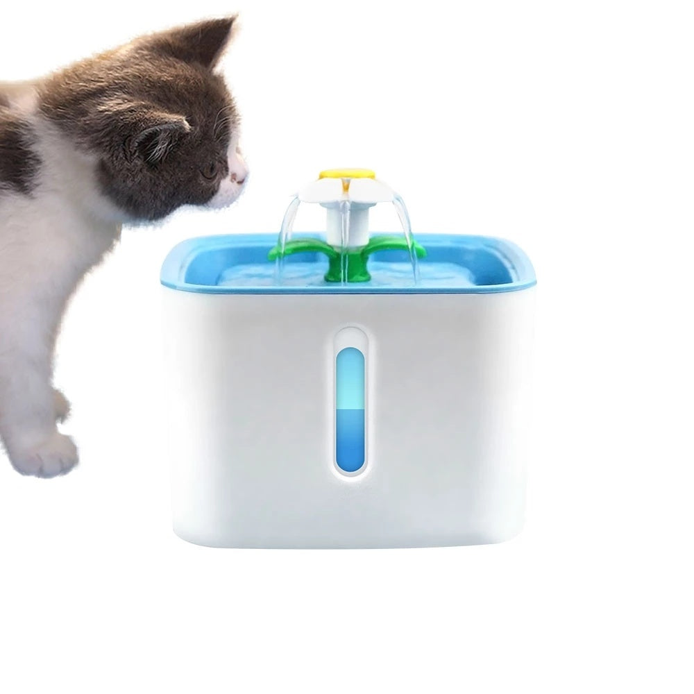 Fontaine à Eau pour Animaux 2,5 L – Filtration Avancée et Design Durable