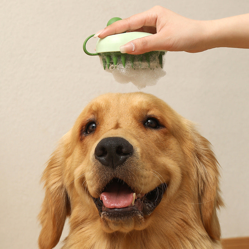 Brosse de Bain et Massage en Silicone pour Chiens et Chats