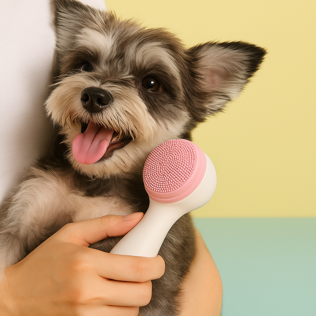 Nettoyant pour Pattes en Silicone pour Animaux – Brosse de Massage et Outil de Toilettage pour Chiens et Chats