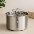 Fontaine à Eau Intelligente pour Animaux – Distributeur Automatique en Acier Inoxydable 304 avec Filtre, Grande Capacité