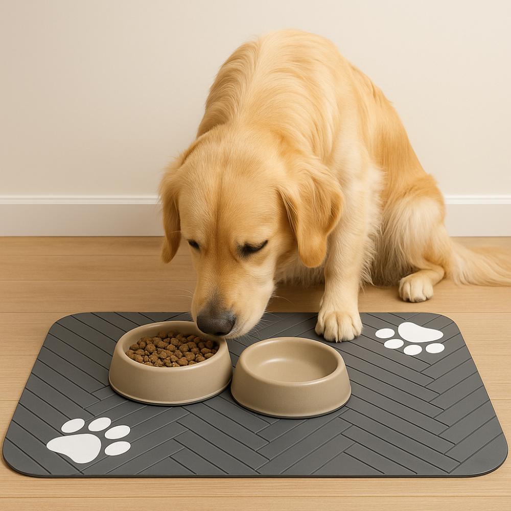 Waterproof Feeding Mat 60x90cm for Dogs and Cats – Non-Slip Quick-Drying Tablecloth