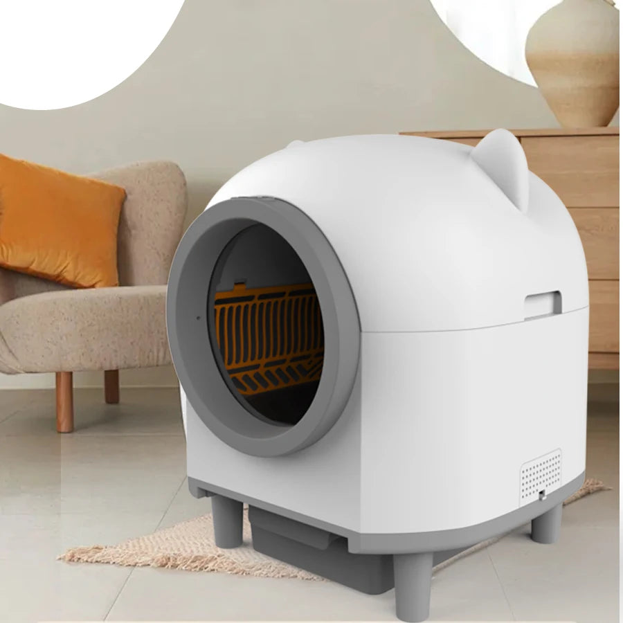 Self Cleaning Smart Automatic Cat Litter Box with Easy Clean Feature Plastic for Cat Litter Cleaning
