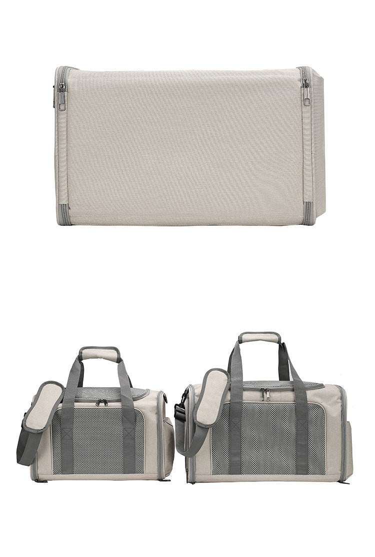 Cat Bag Outgoing Portable Large Capacity Breathable Cat Car Cage Cat Cage Dog Bag Portable Crossbody Foldable Pet Bag