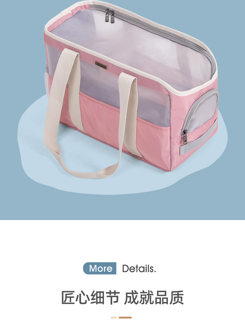 Cat Bag, Portable Pet Handbag, Small and Medium-Sized Dog and Cat Take-Out Bag, Dog School Bag, Cat Bag, Lightweight