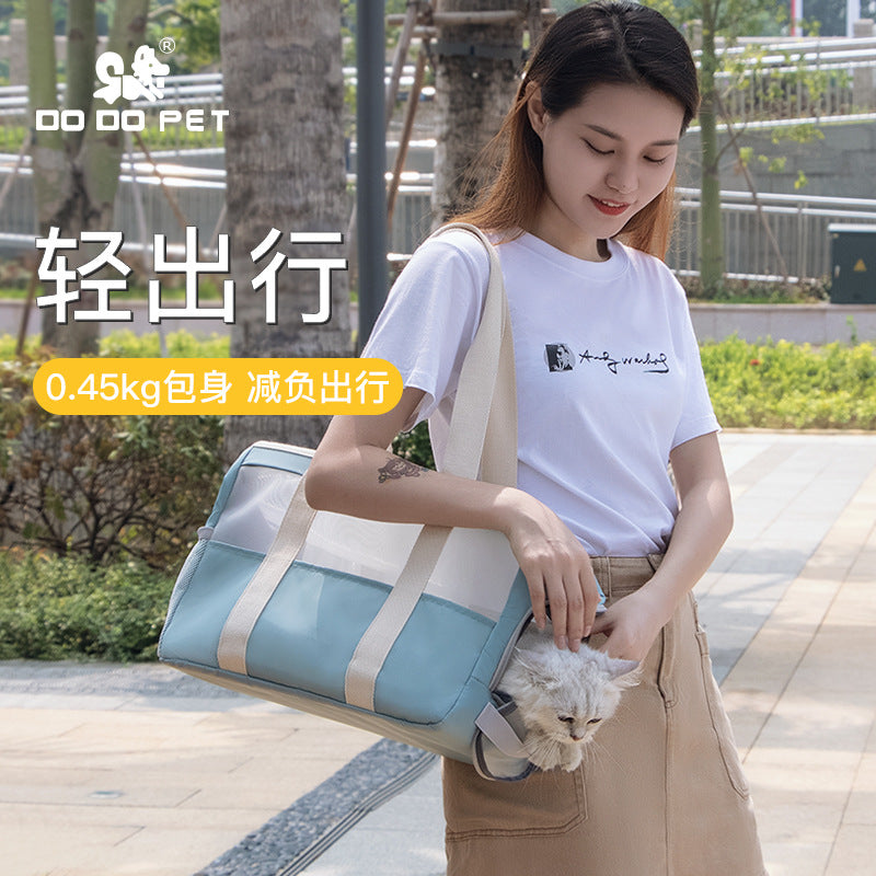 Cat Bag, Portable Pet Handbag, Small and Medium-Sized Dog and Cat Take-Out Bag, Dog School Bag, Cat Bag, Lightweight