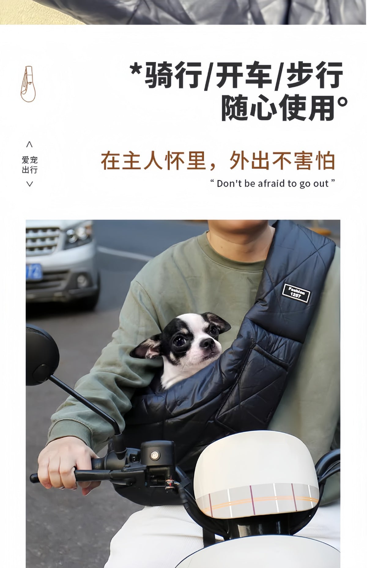Dog Messenger Bag Cat Bag Outgoing Portable Small Dog Pet Bag Large Capacity Winter Warm Breathable Chest Backpack