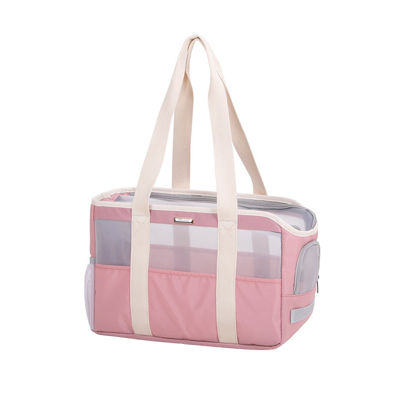 Cat Bag, Portable Pet Handbag, Small and Medium-Sized Dog and Cat Take-Out Bag, Dog School Bag, Cat Bag, Lightweight