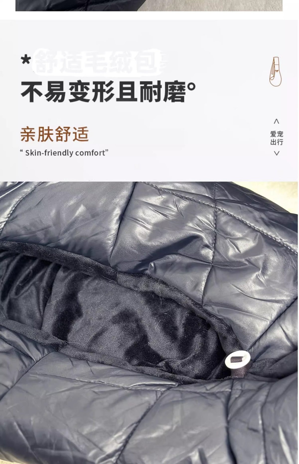 Dog Messenger Bag Cat Bag Outgoing Portable Small Dog Pet Bag Large Capacity Winter Warm Breathable Chest Backpack