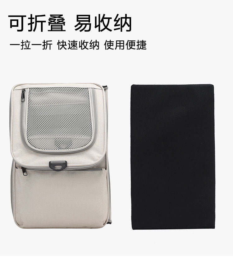 Cat Bag Outgoing Portable Large Capacity Breathable Cat Car Cage Cat Cage Dog Bag Portable Crossbody Foldable Pet Bag