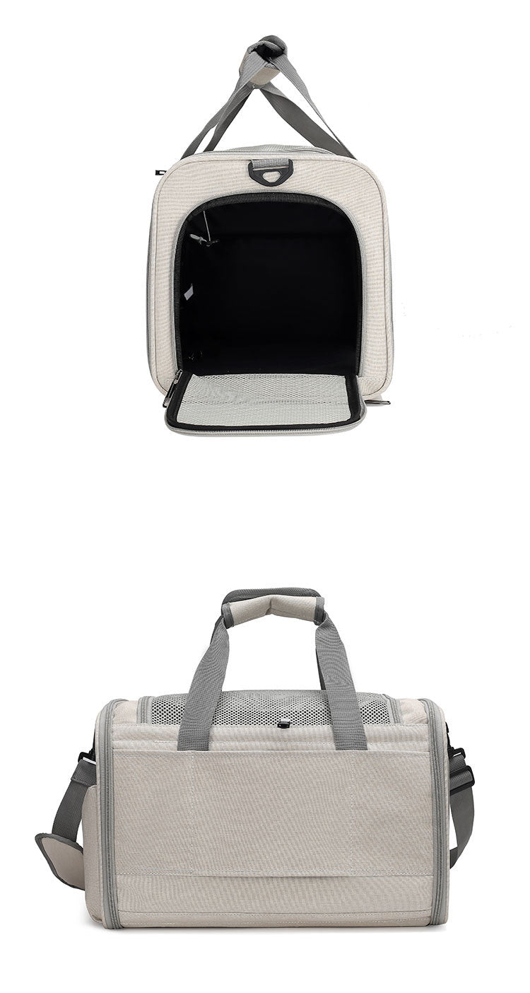 Cat Bag Outgoing Portable Large Capacity Breathable Cat Car Cage Cat Cage Dog Bag Portable Crossbody Foldable Pet Bag