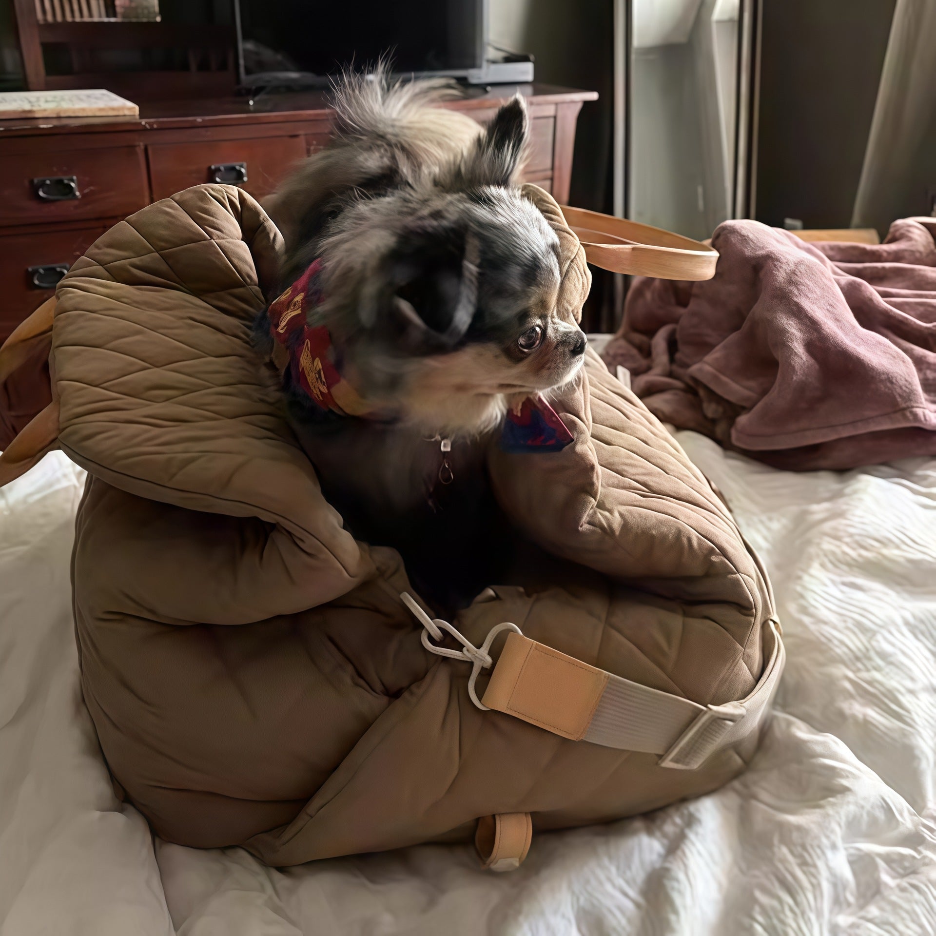 Cat Bag Outgoing Portable Pet Car Bag Cat Handbag Dog Carrying Bag Chai Dog Teddy Cat Kennel Cat Bag