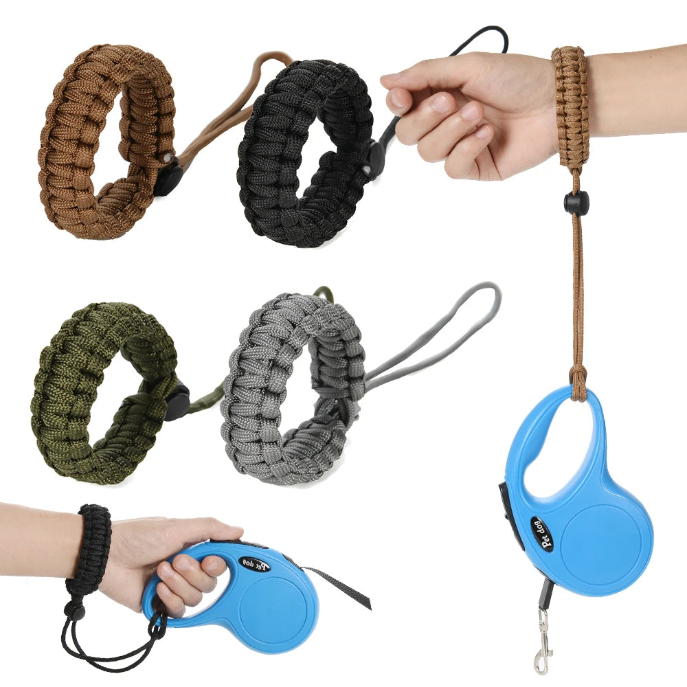 Hand Free Wrist Strap for Dog Leash Adjustable Anti Slip Pet Traction Rope Bracelet for Outdoor Walking Safe Strap Accessories