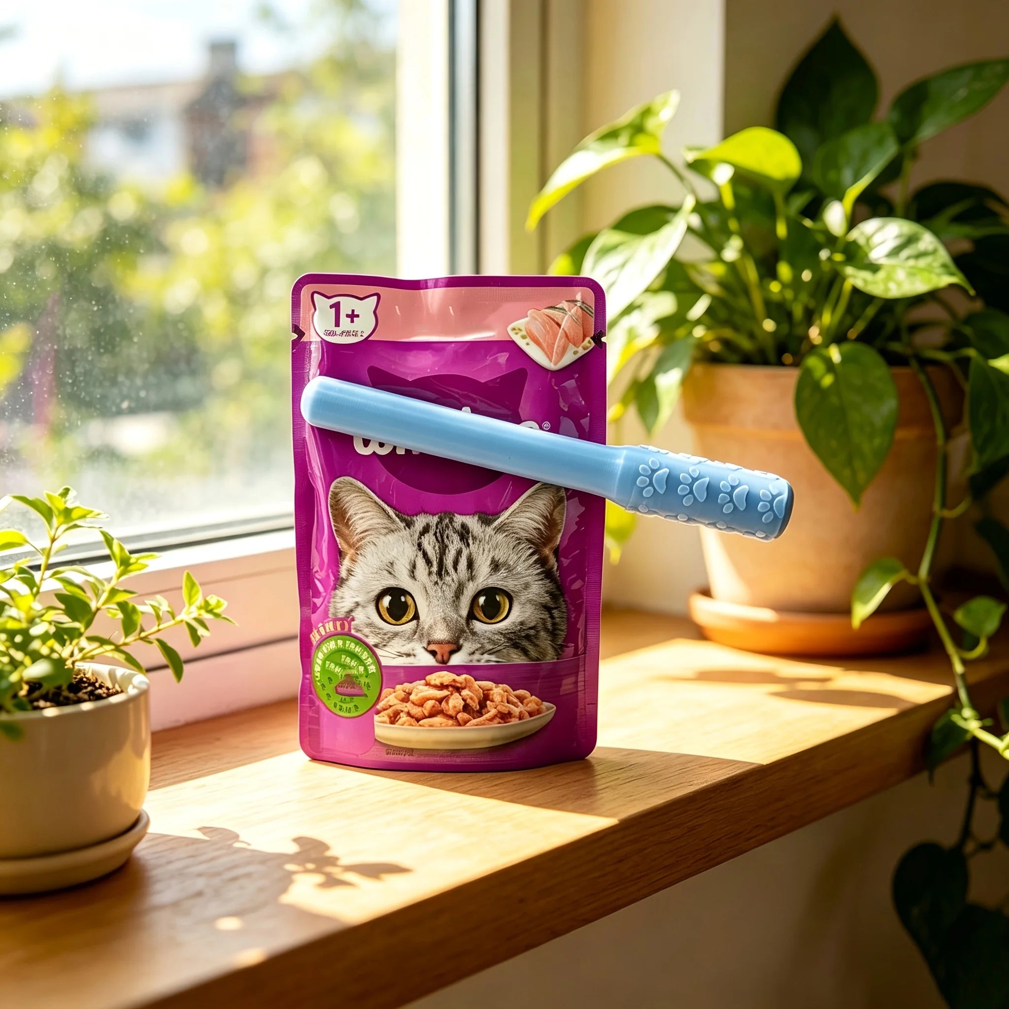 2026 New Pet Wet Food Squeezer Portable Cat Dog Wet Meal Pack Squeezing Tool Protective Nails Easy Clean Durable Squeeze Device
