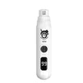 Dog Nail Grinder 3-Speed Low Vibration Electric Pet Nail Trimmer with Digital Display Rechargeable USB-C Cat Nail File
