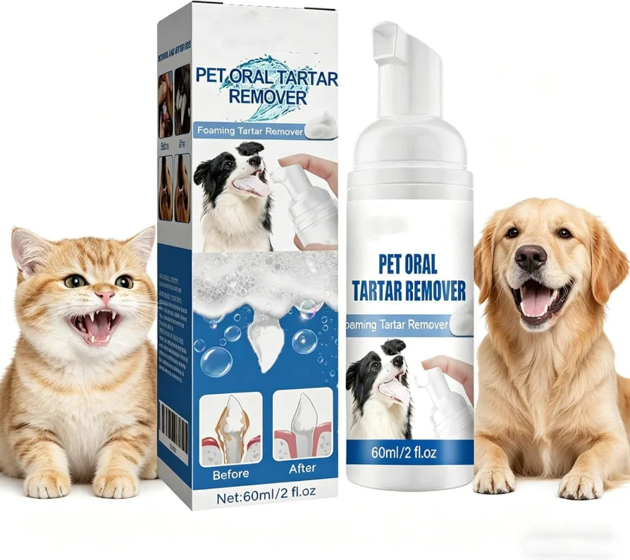 Teeth Cleaning Pet Dental Calculus Foaming Oral Hygiene Breath Fresher 1/2/3pcs 60ml Pet Dental Tartar Oral Spray For Cat Dogs
